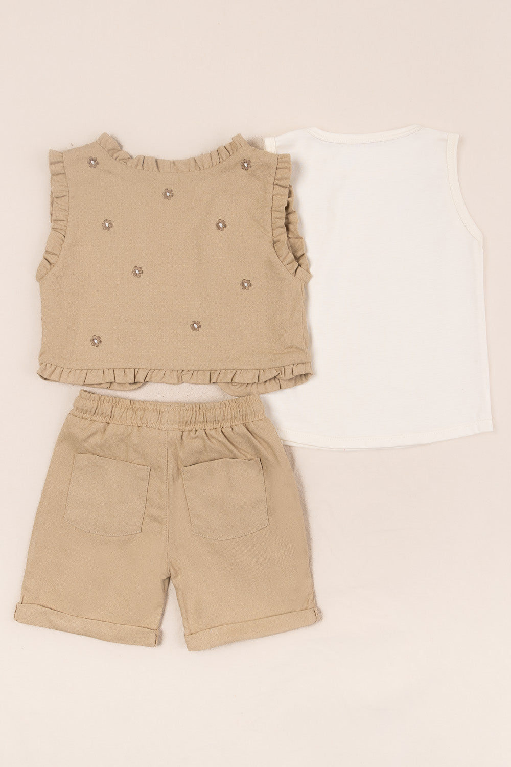 CONJUNTO 3 PRENDAS NIÑA SUMMER ARENA