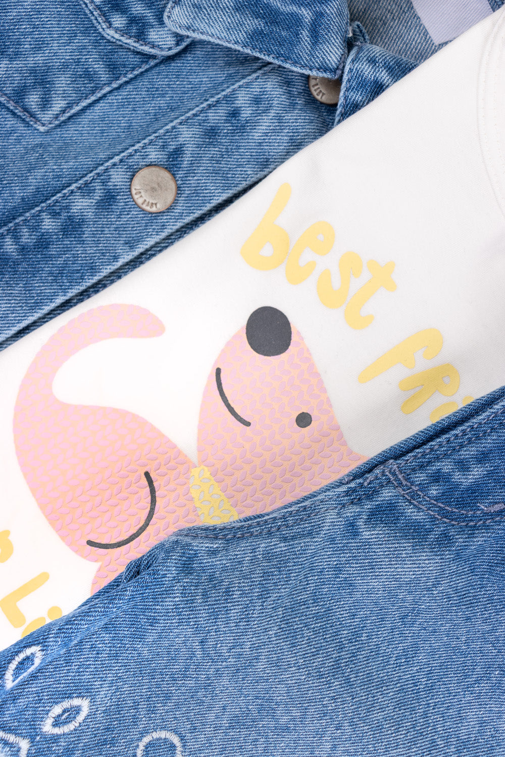 CONJUNTO 3 PRENDAS NIÑA PET BLANCO