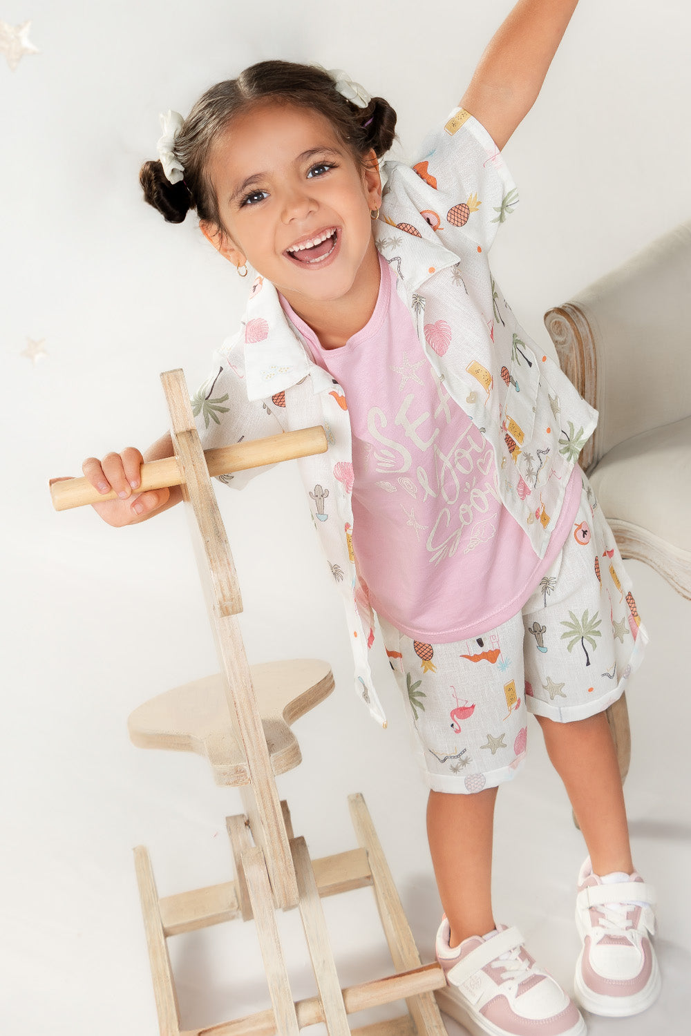 CONJUNTO 3 PRENDAS NIÑA SOON BLANCO