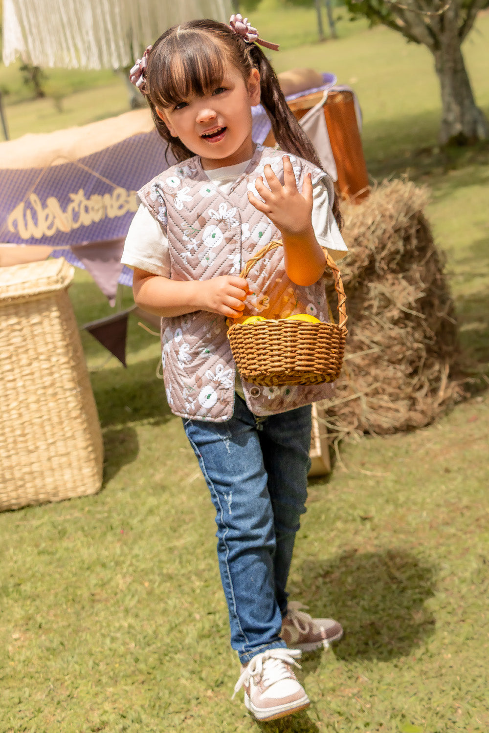 CONJUNTO 3 PRENDAS NIÑA BE CAFÉ