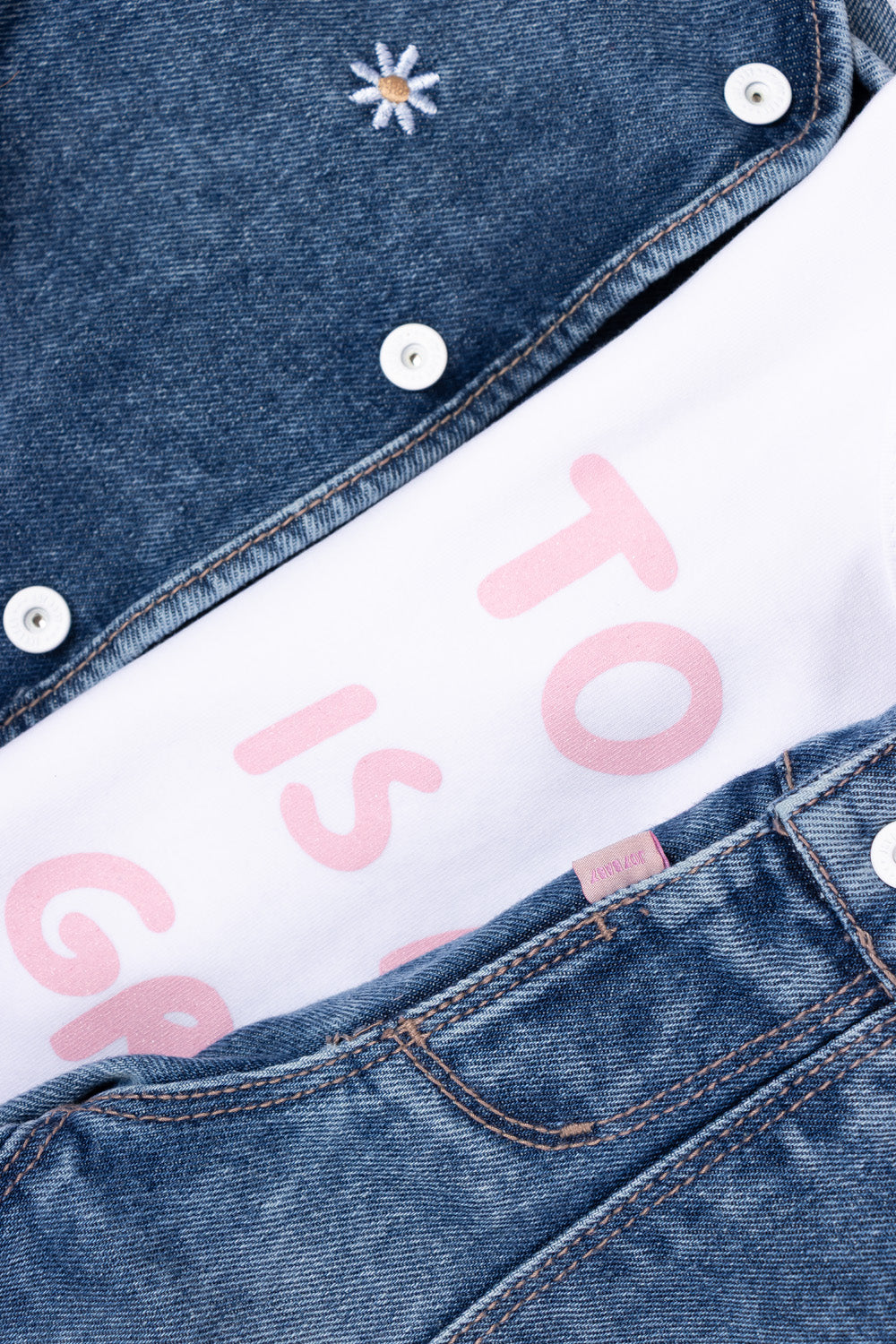 CONJUNTO 3 PRENDAS NIÑA GREAT BLANCO