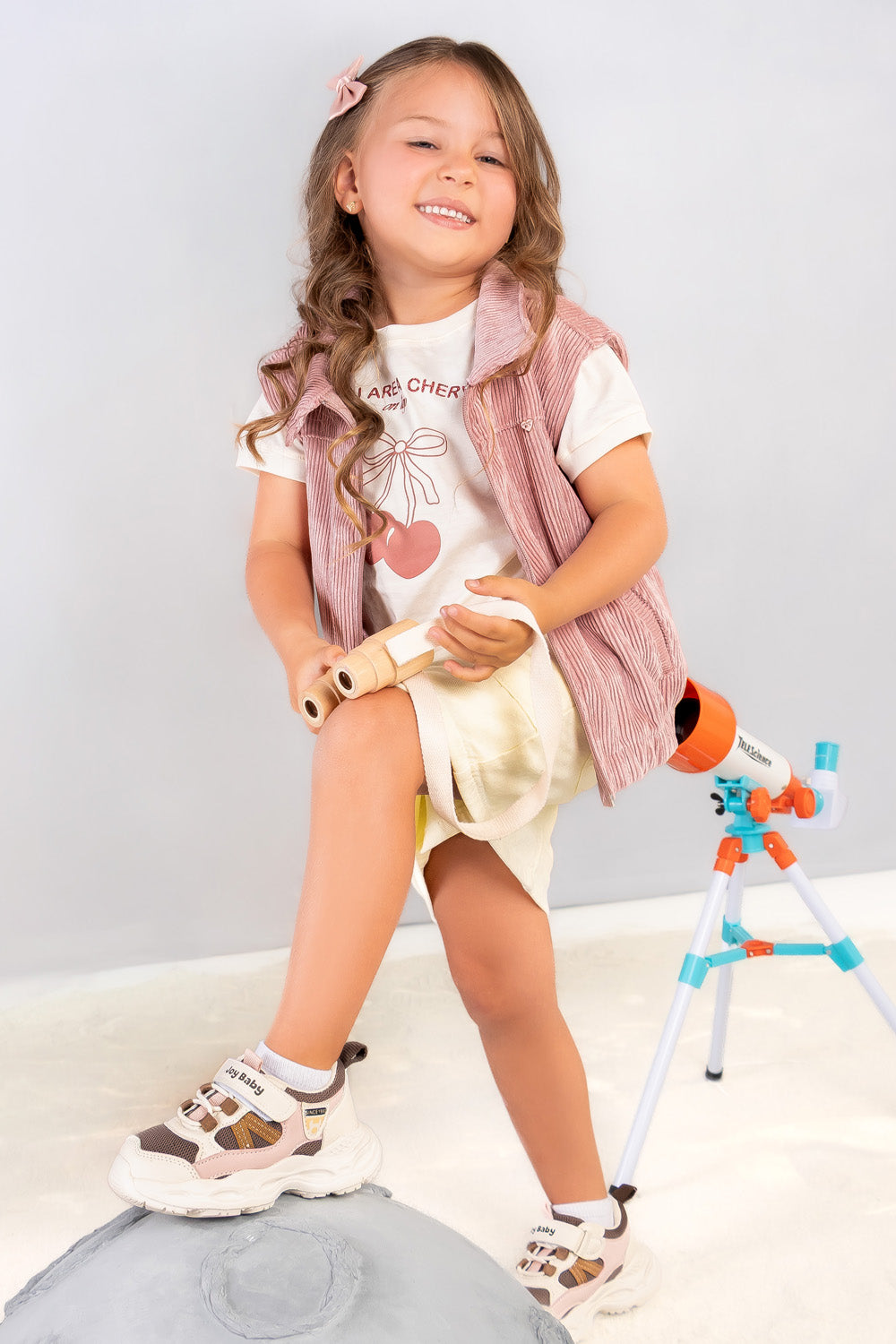 CONJUNTO 3 PRENDAS NIÑA CHERY AMARILLO