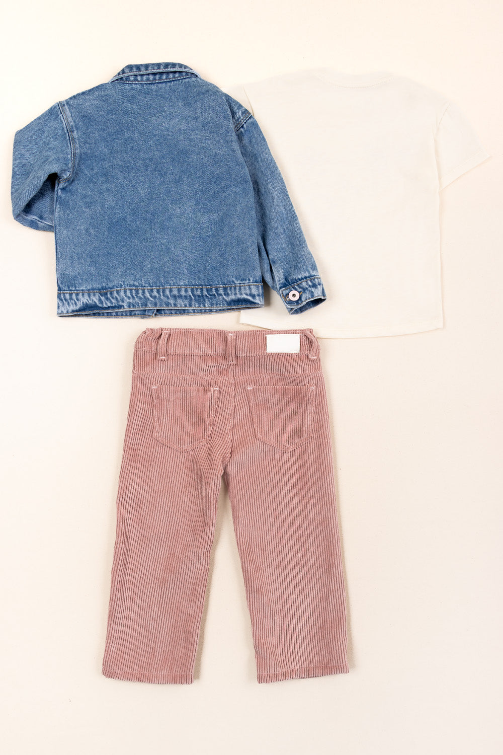 CONJUNTO 3 PRENDAS NIÑA SPLENDOR PALO ROSA