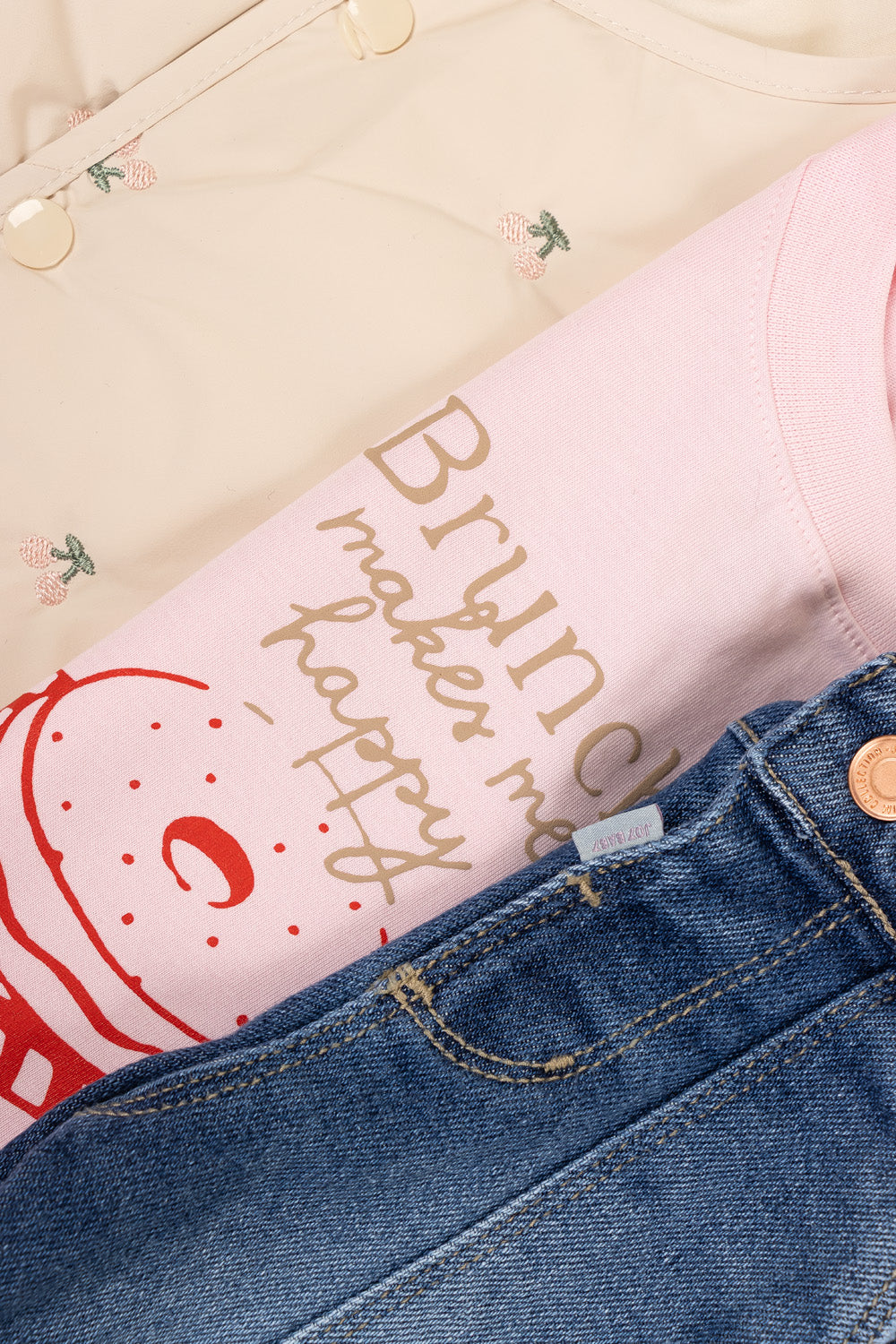 CONJUNTO 3 PRENDAS NIÑA BRUNCH BEIGE
