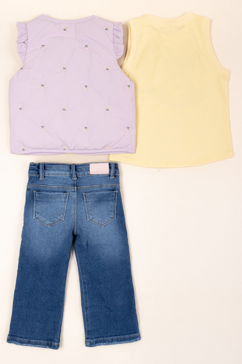 CONJUNTO 3 PRENDAS NIÑA BRUNCH MORADO