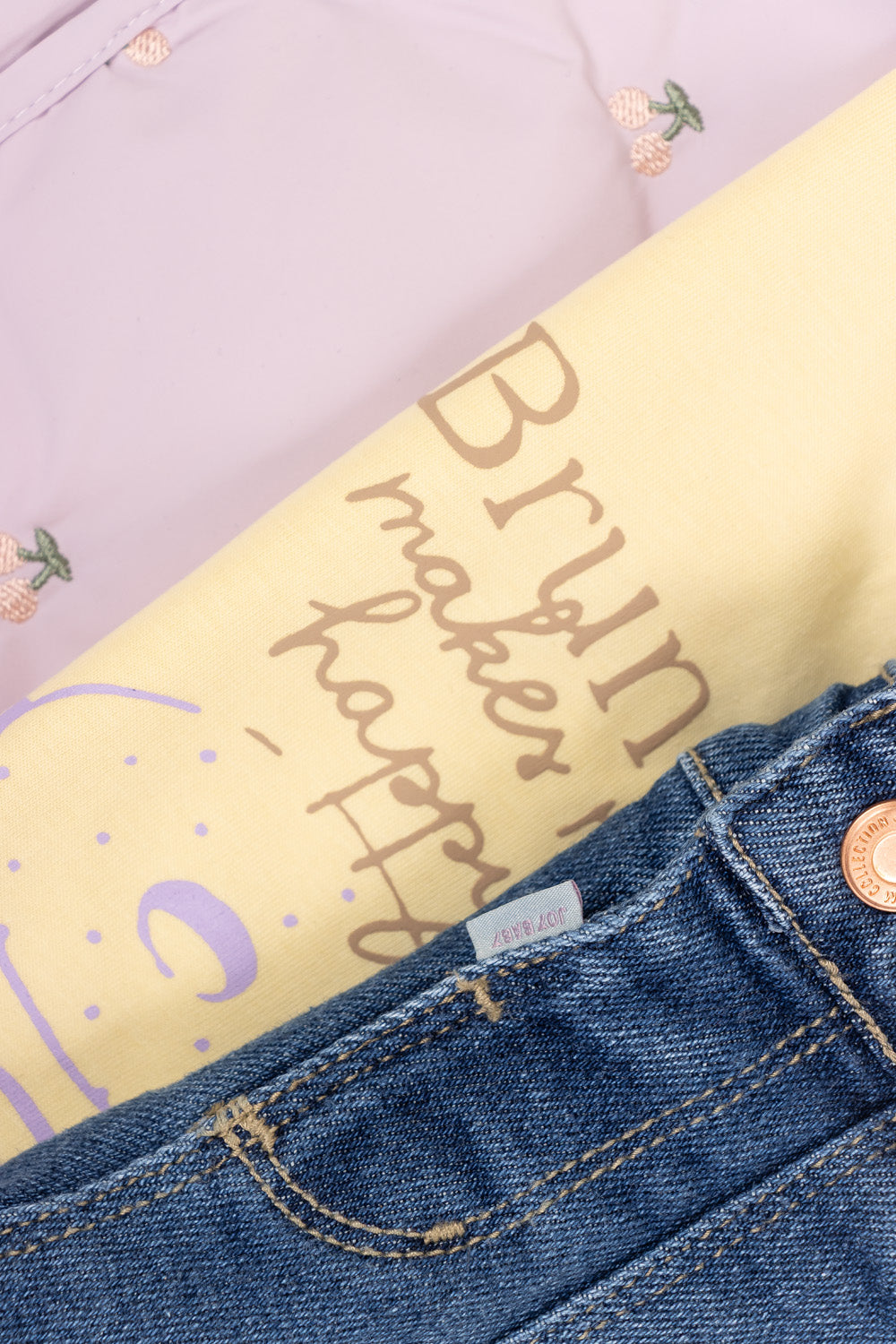 CONJUNTO 3 PRENDAS NIÑA BRUNCH MORADO