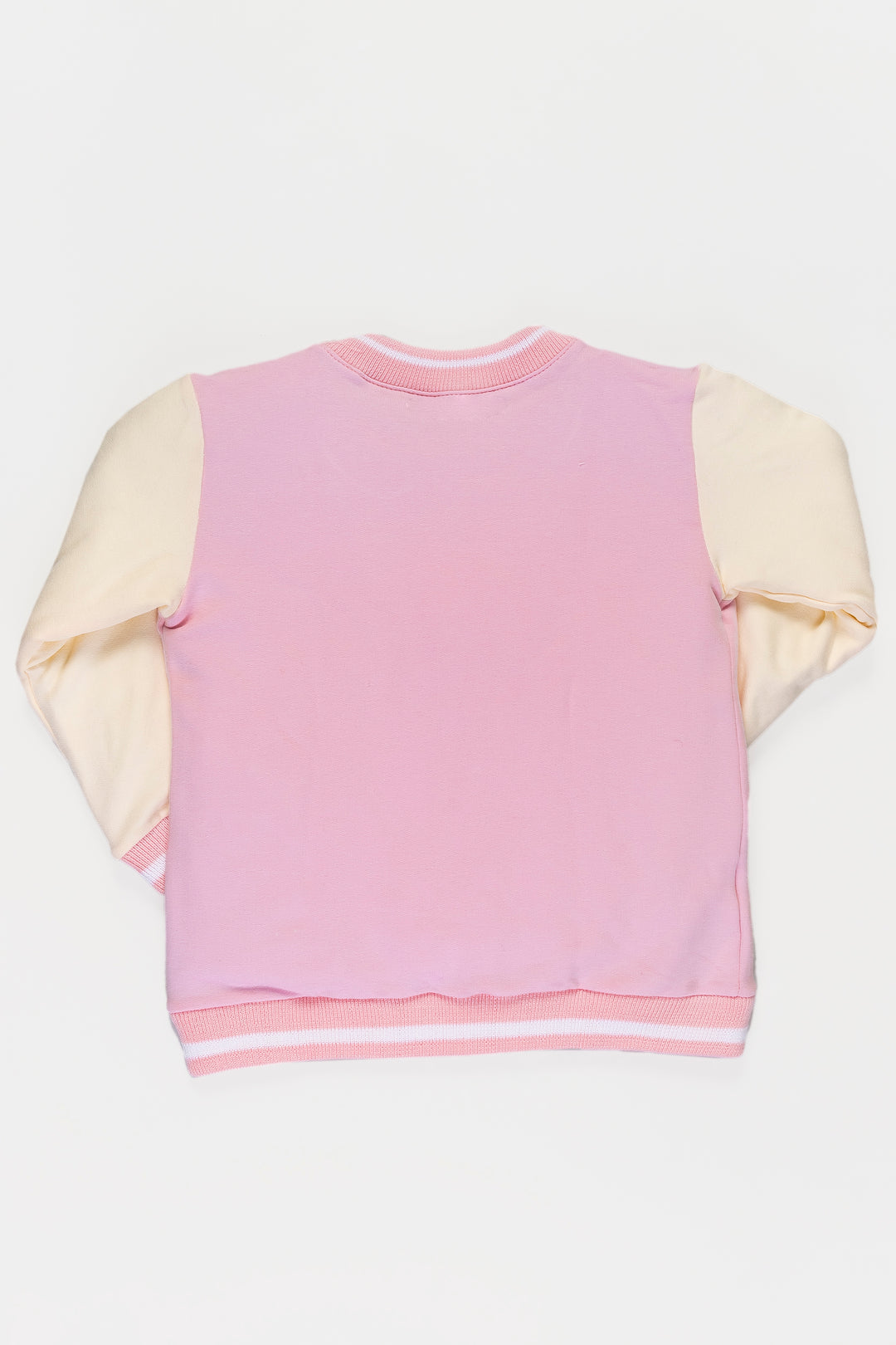 CHAQUETA NIÑA PREMIUM BASEBALL ROSADO