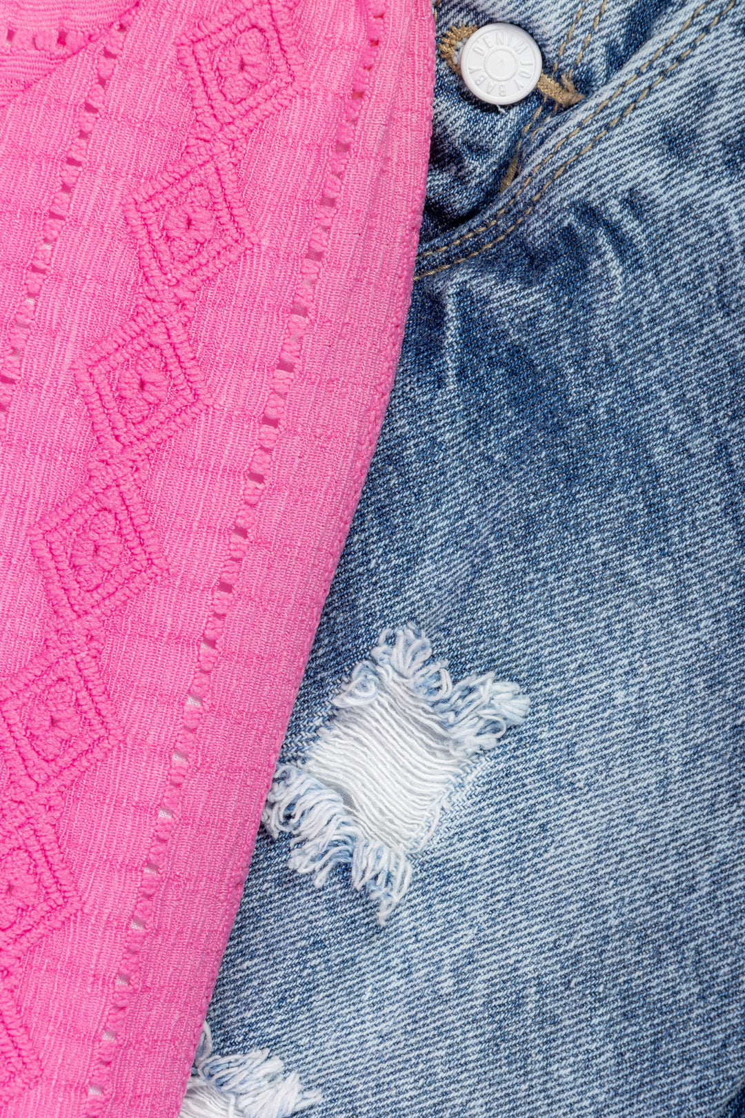 CONJUNTO OVEROL NIÑA FUCSIA