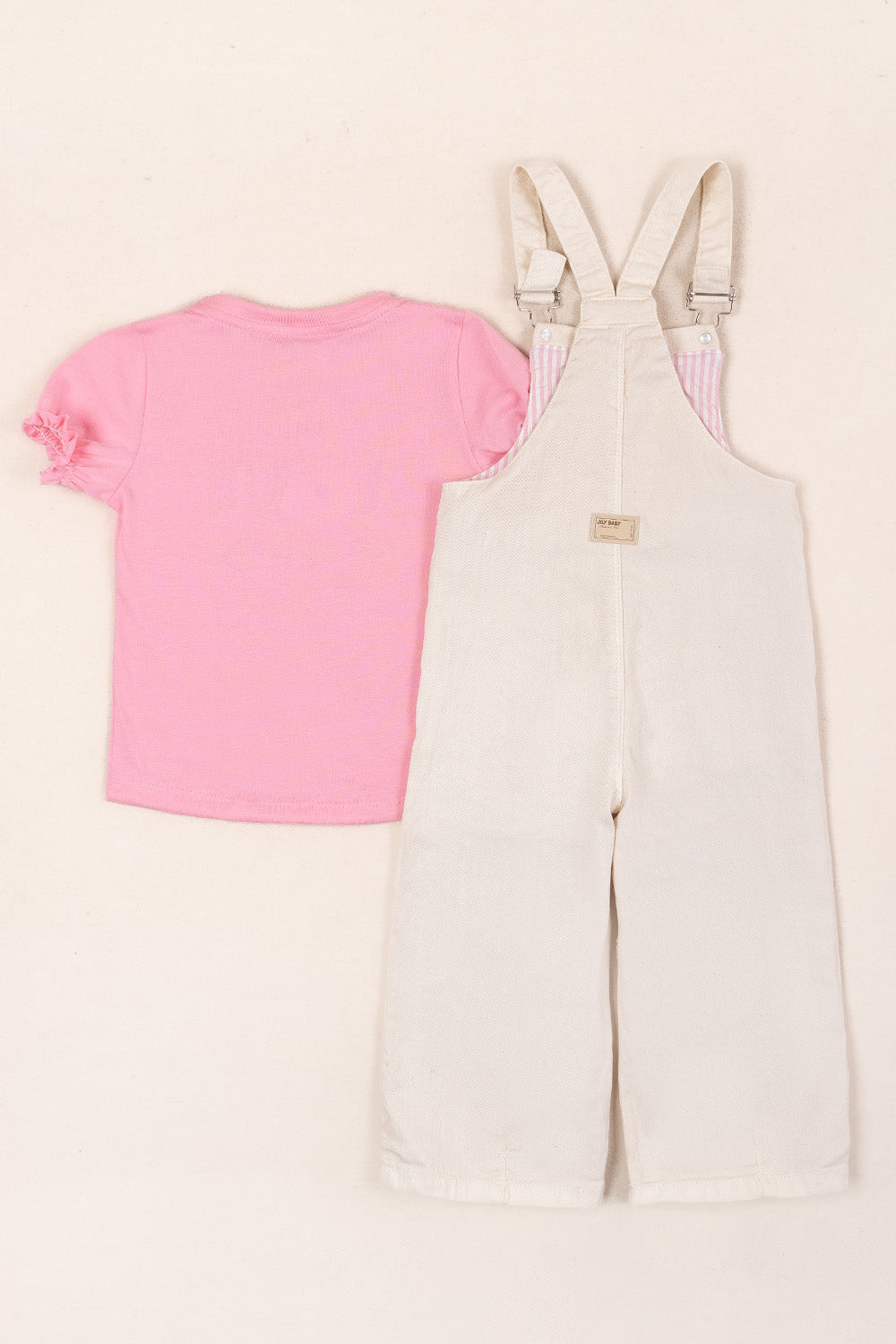 CONJUNTO OVEROL NIÑA SUN BLANCO