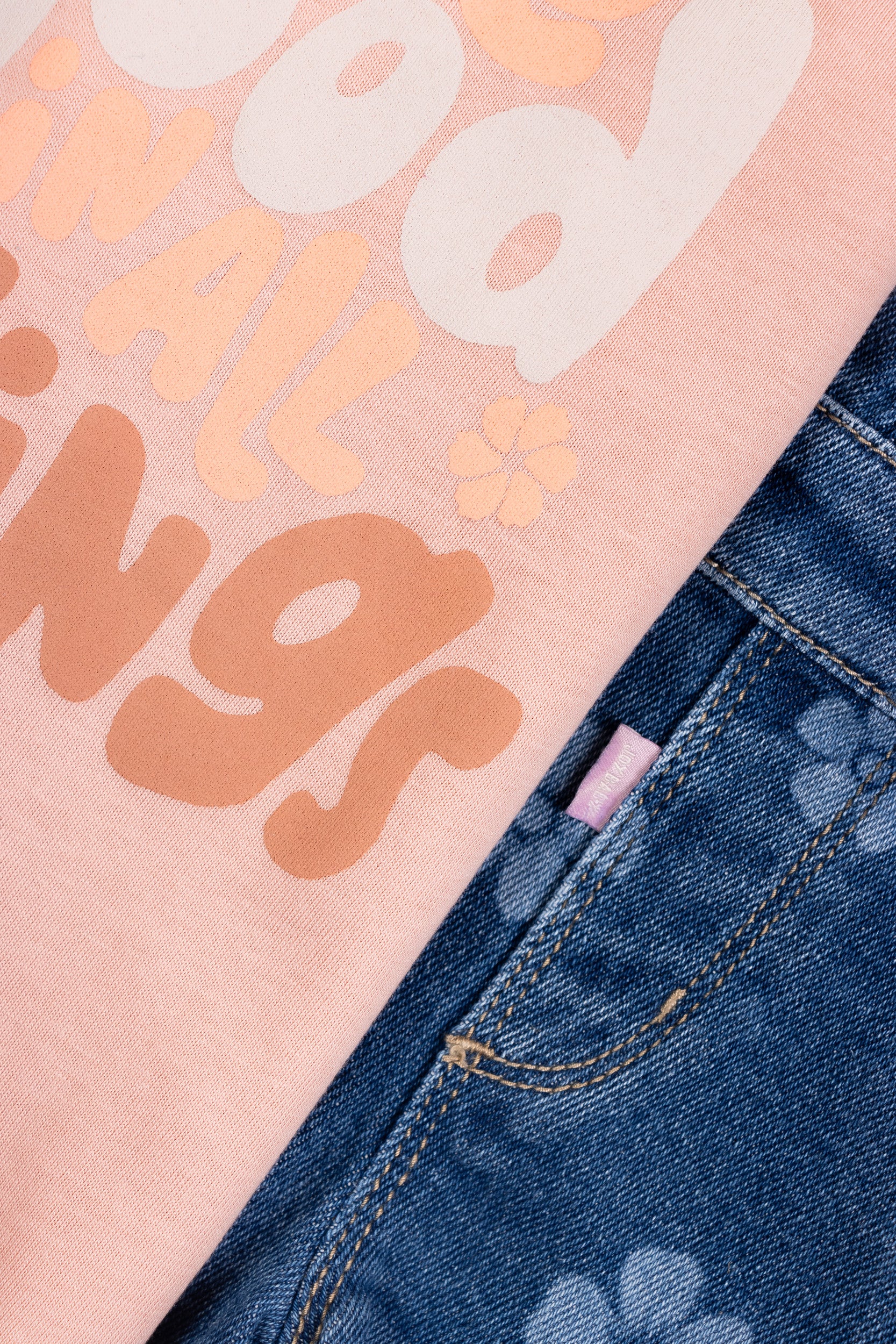 CONJUNTO OVEROL NIÑA PALO ROSA