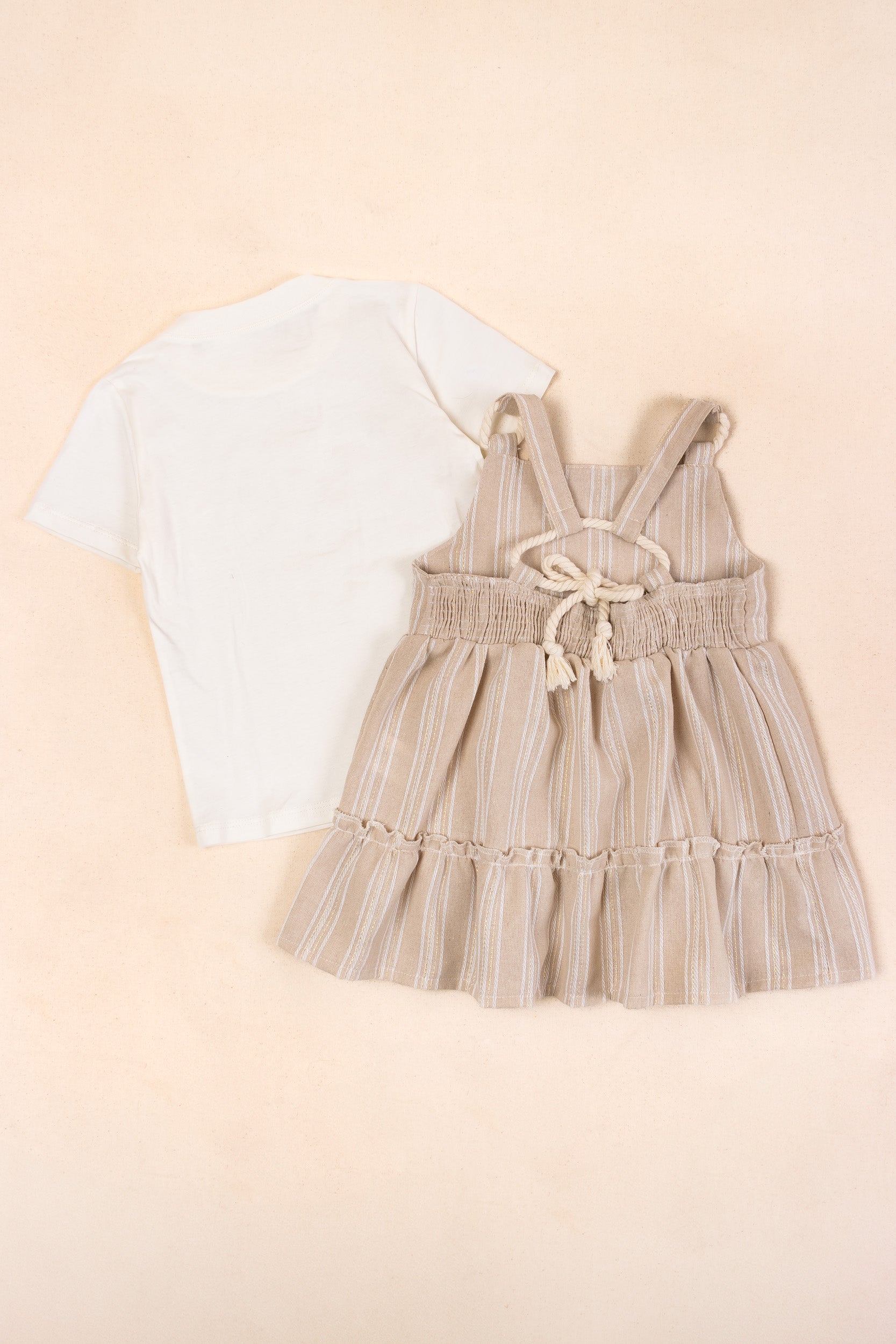 CONJUNTO VESTIDO NIÑA ROSADO
