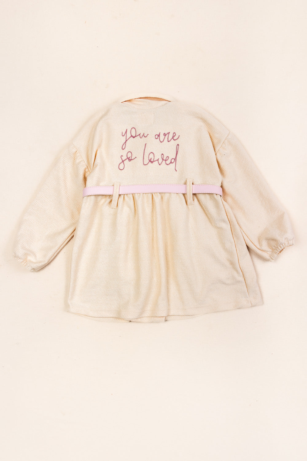 CONJUNTO VESTIDO NIÑA LOVED BEIGE