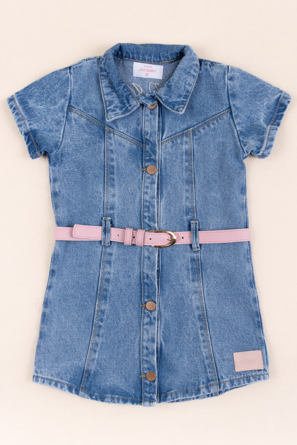 CONJUNTO VESTIDO NIÑA COMFORTABLE ROSADO