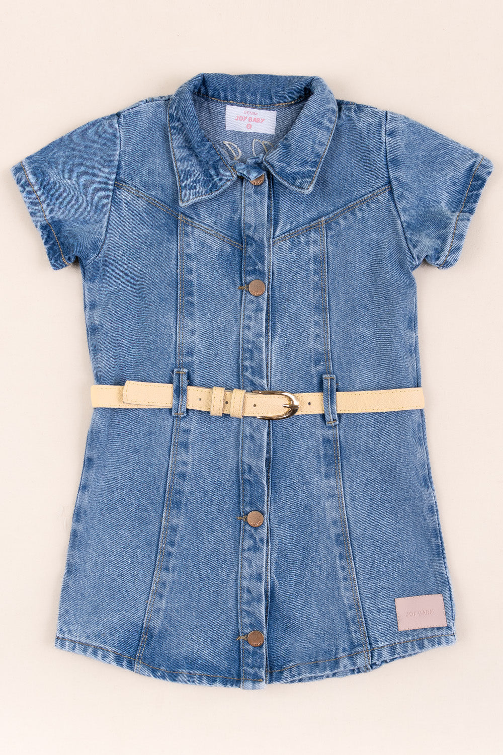 CONJUNTO VESTIDO NIÑA COMFORTABLE AMARILLO