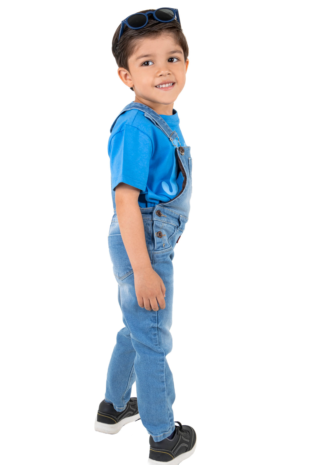 CONJUNTO OVEROL NIÑO HOME AZUL