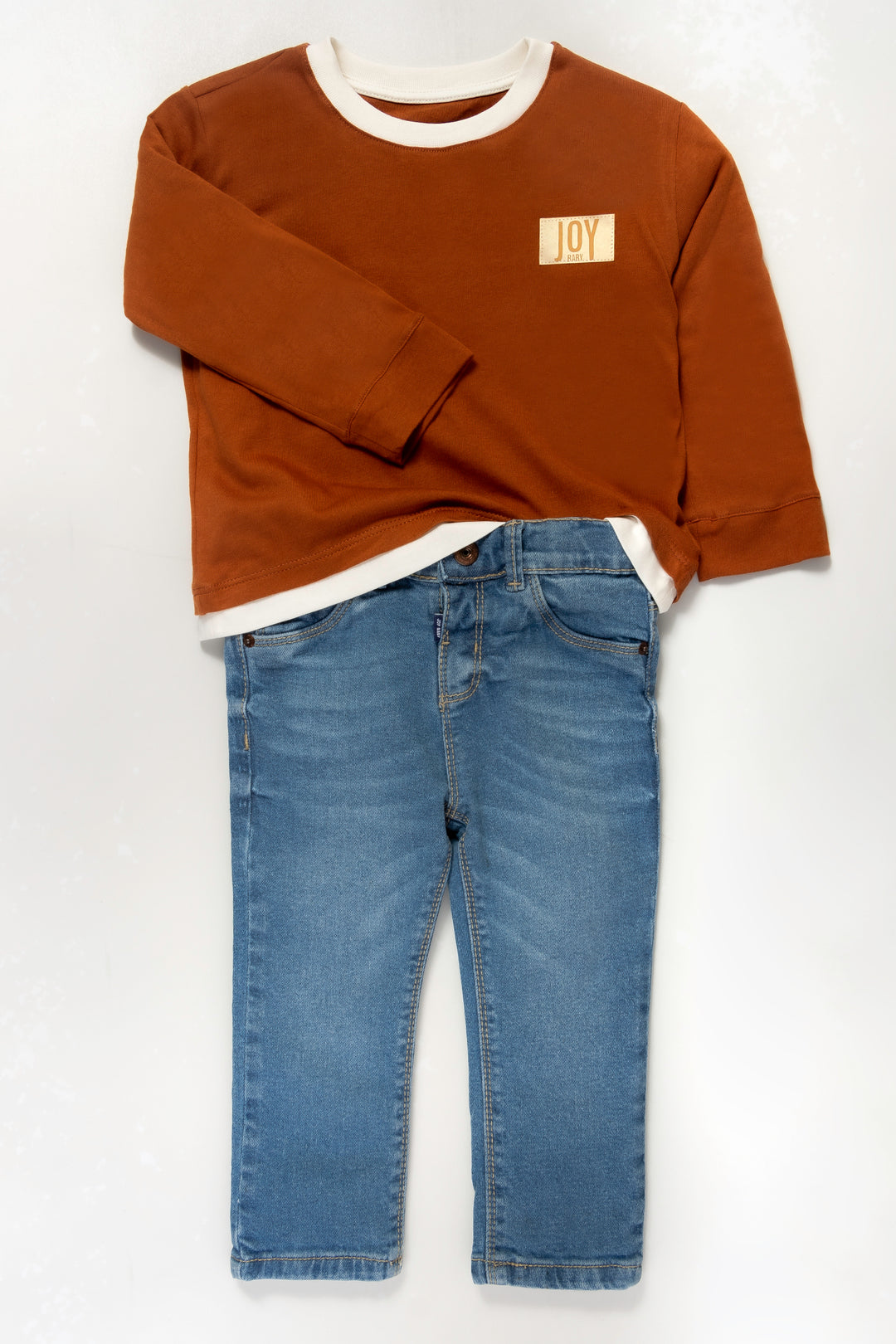 CONJUNTO 2 PRENDAS NIÑO FUN TERRACOTA