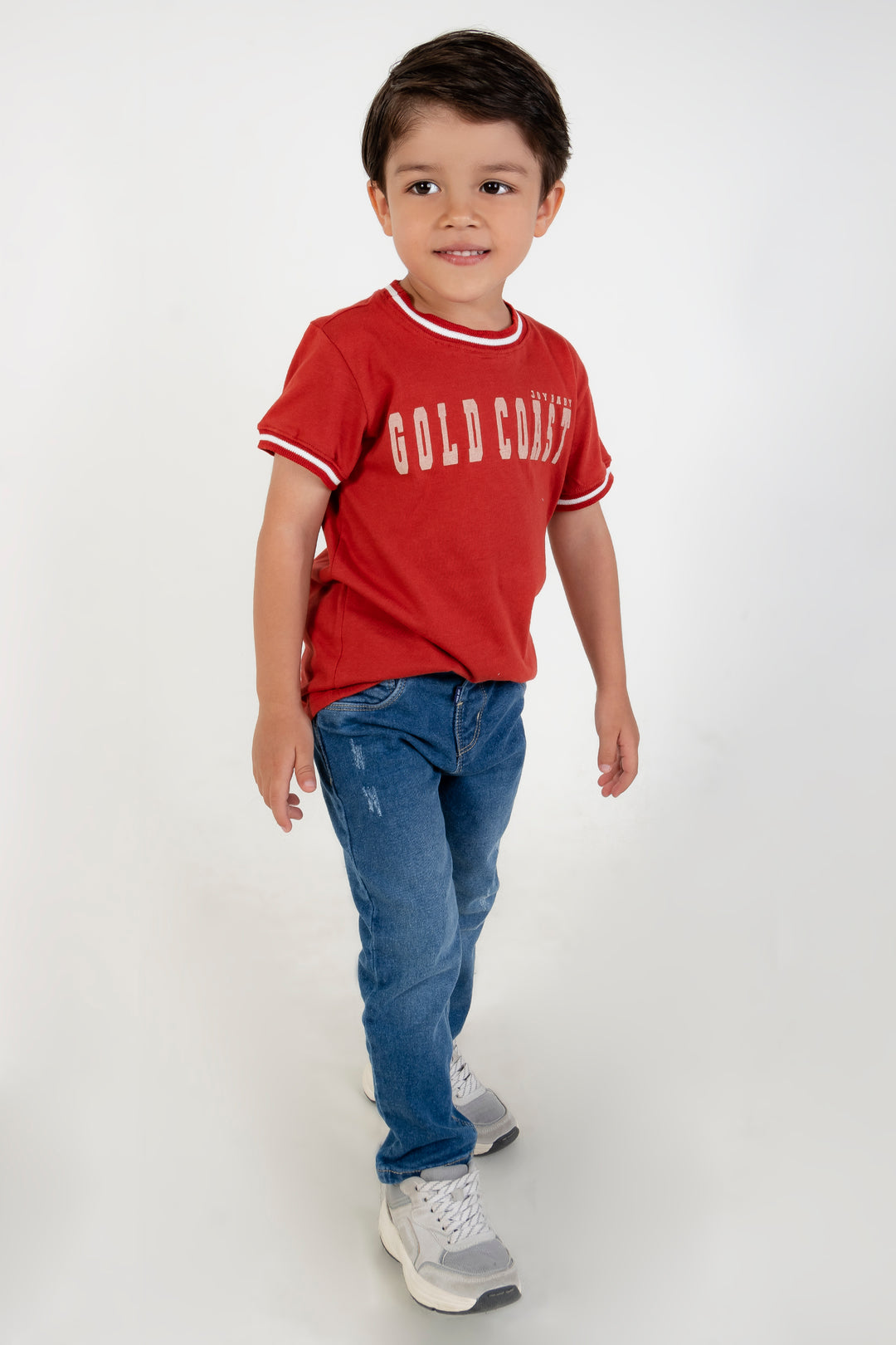 CONJUNTO 2 PRENDAS NIÑO GOLD TERRACOTA