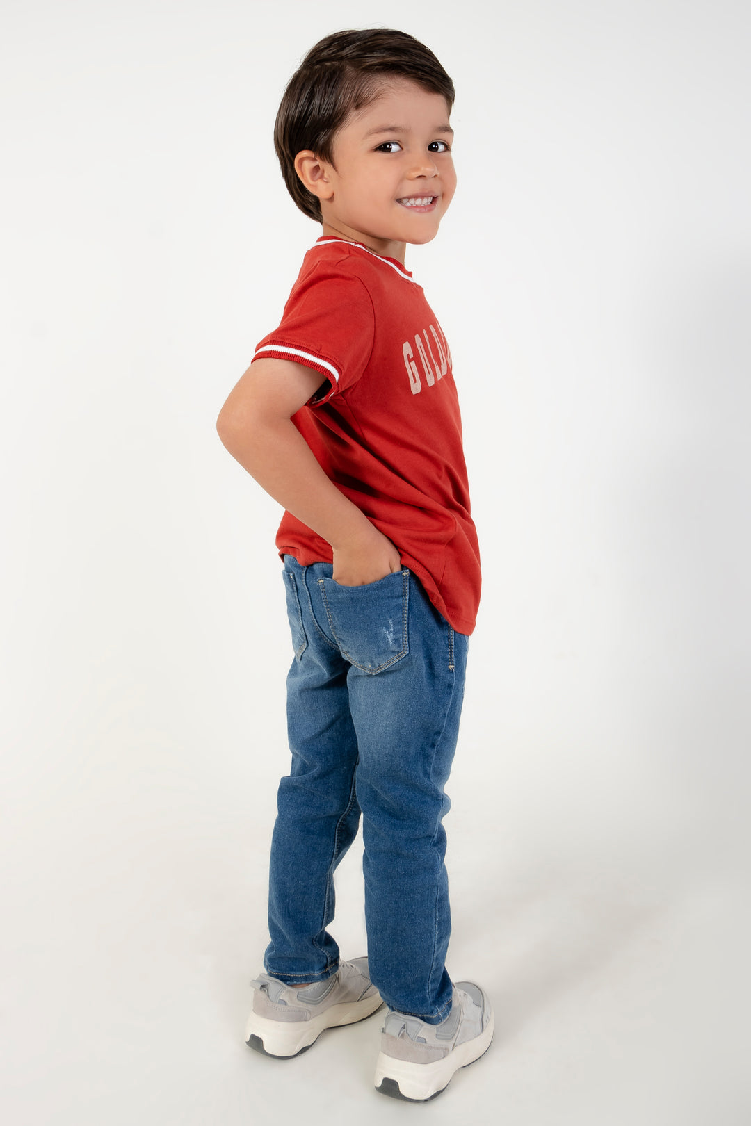 CONJUNTO 2 PRENDAS NIÑO GOLD TERRACOTA