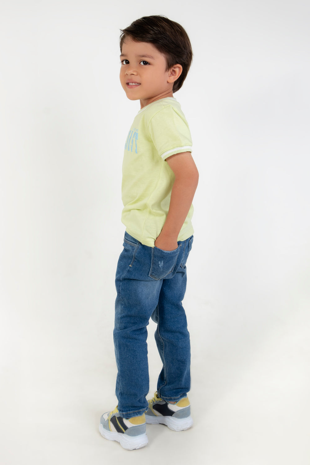 CONJUNTO 2 PRENDAS NIÑO GOLD VERDE CLARO