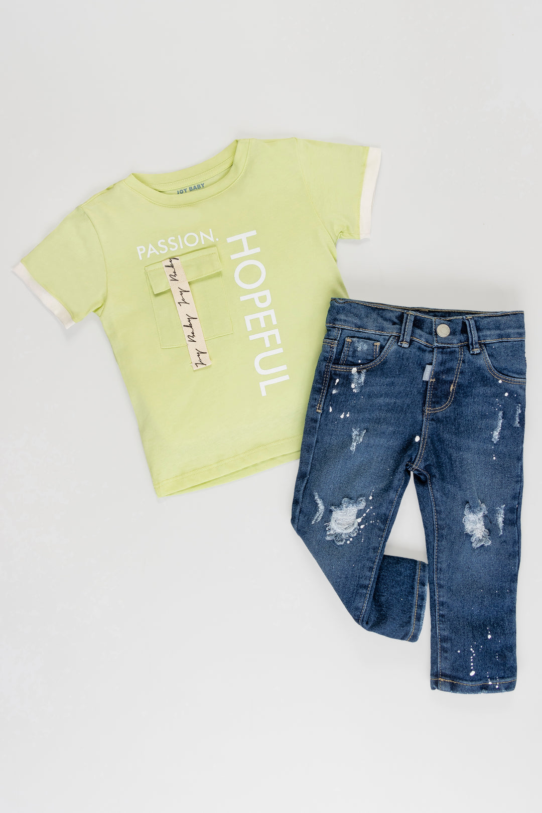 CONJUNTO 2 PRENDAS NIÑO PASSION VERDE