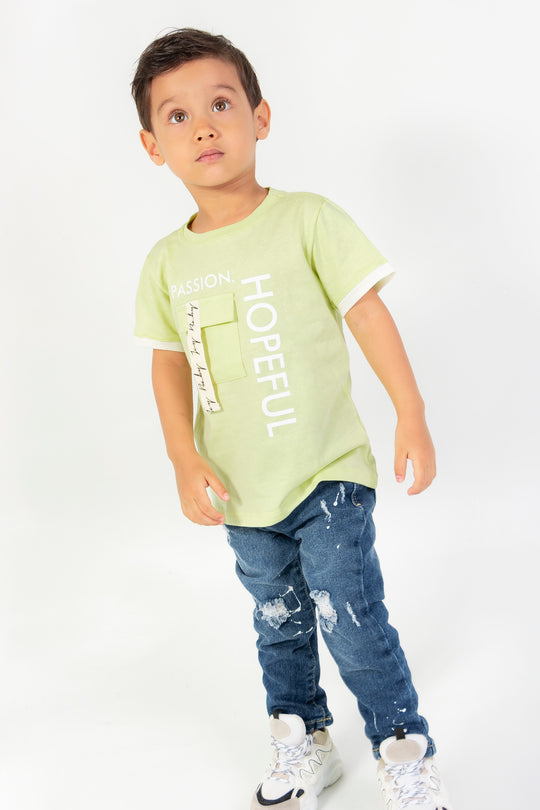 CONJUNTO 2 PRENDAS NIÑO PASSION VERDE