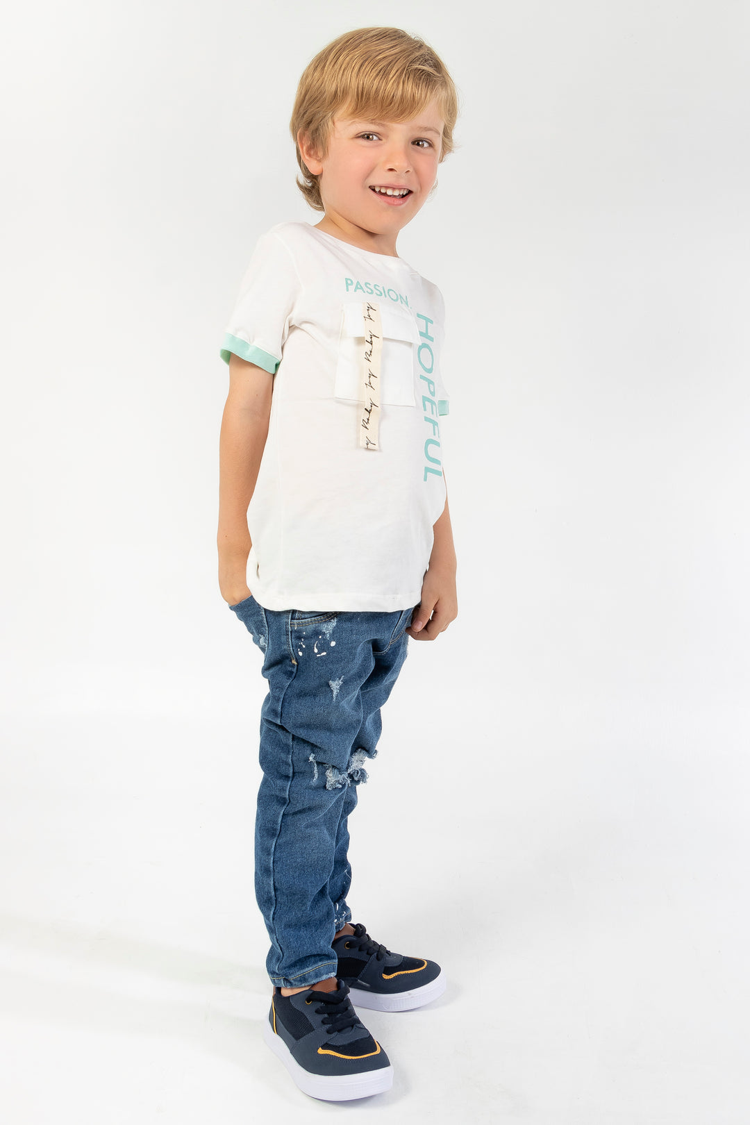 CONJUNTO 2 PRENDAS NIÑO PASSION BLANCO