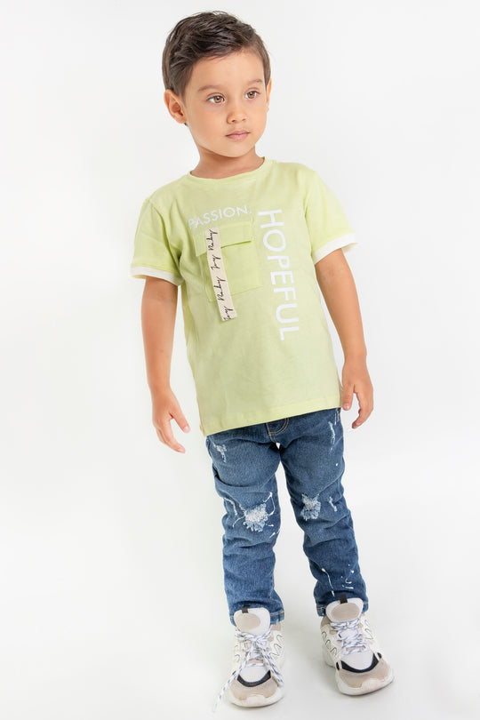 CONJUNTO 2 PRENDAS NIÑO PASSION VERDE
