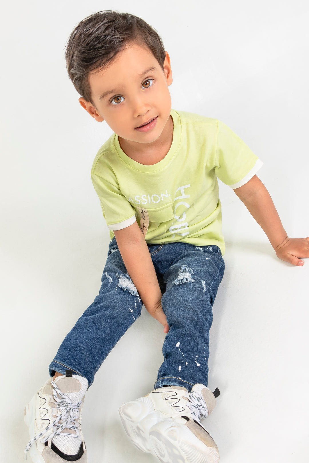 CONJUNTO 2 PRENDAS NIÑO PASSION VERDE