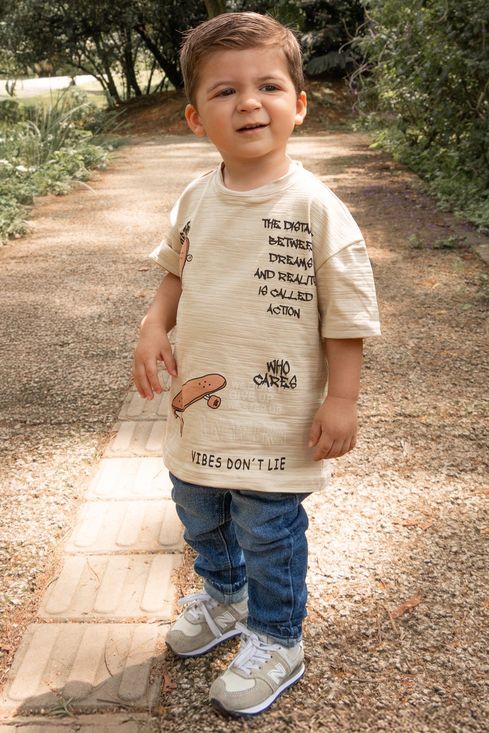 CONJUNTO 2 PRENDAS NIÑO BEIGE