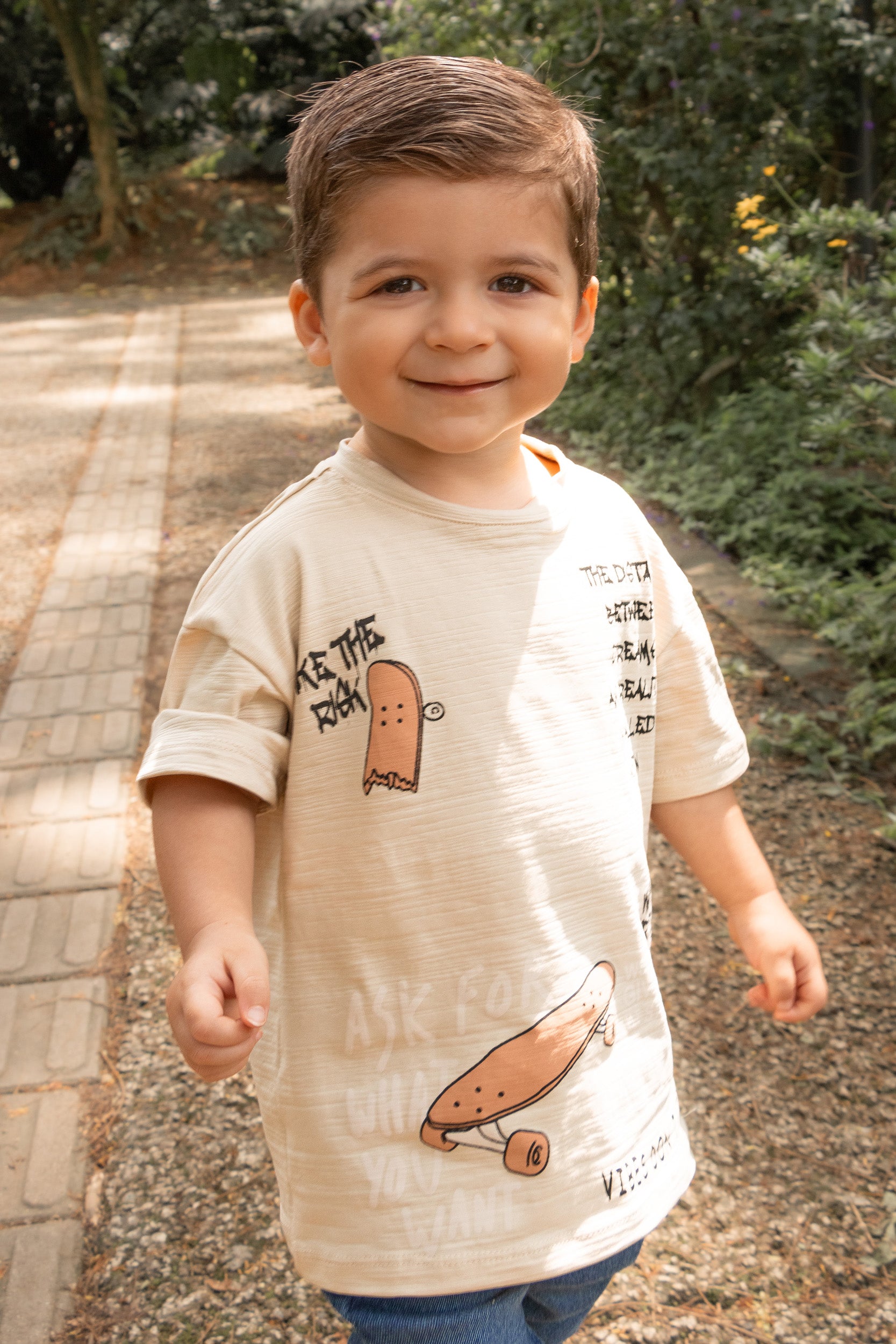 CONJUNTO 2 PRENDAS NIÑO BEIGE