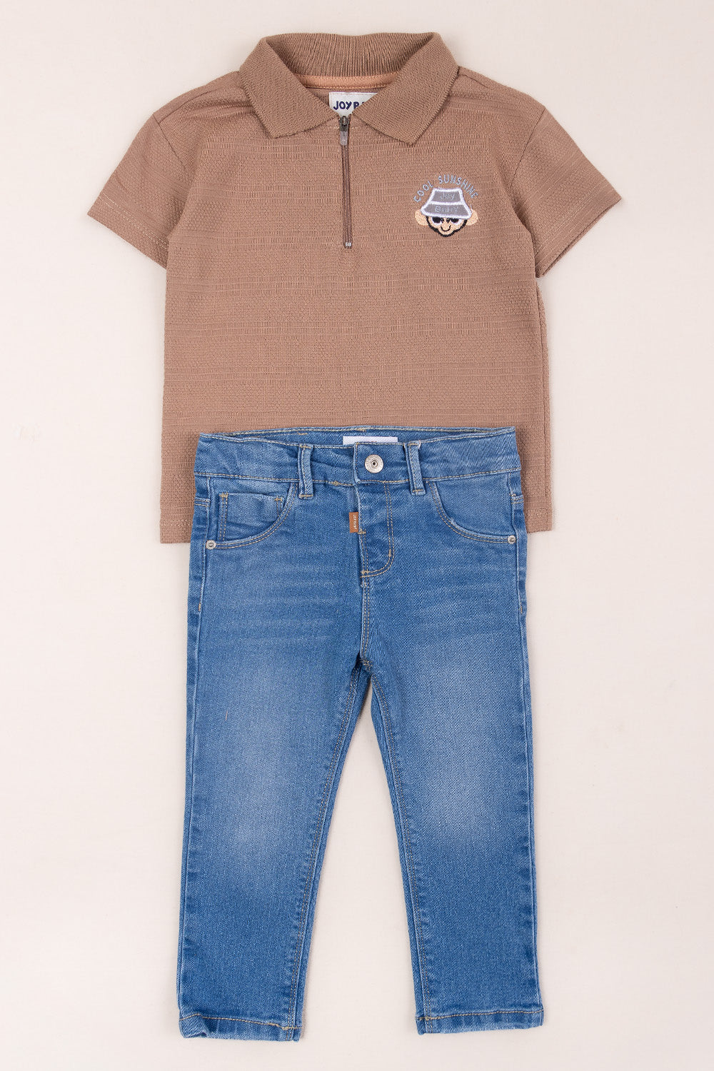 CONJUNTO 2 PRENDAS NIÑO COOL SUNSHINE CAFE