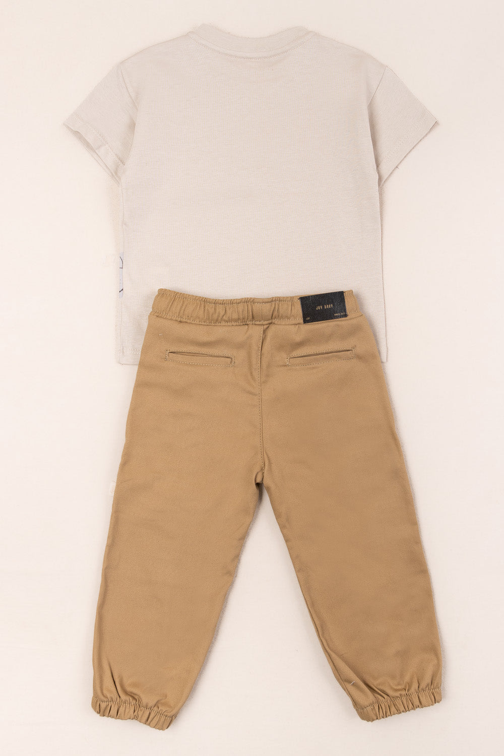 CONJUNTO 2 PRENDAS NIÑO SAFARI CAMEL
