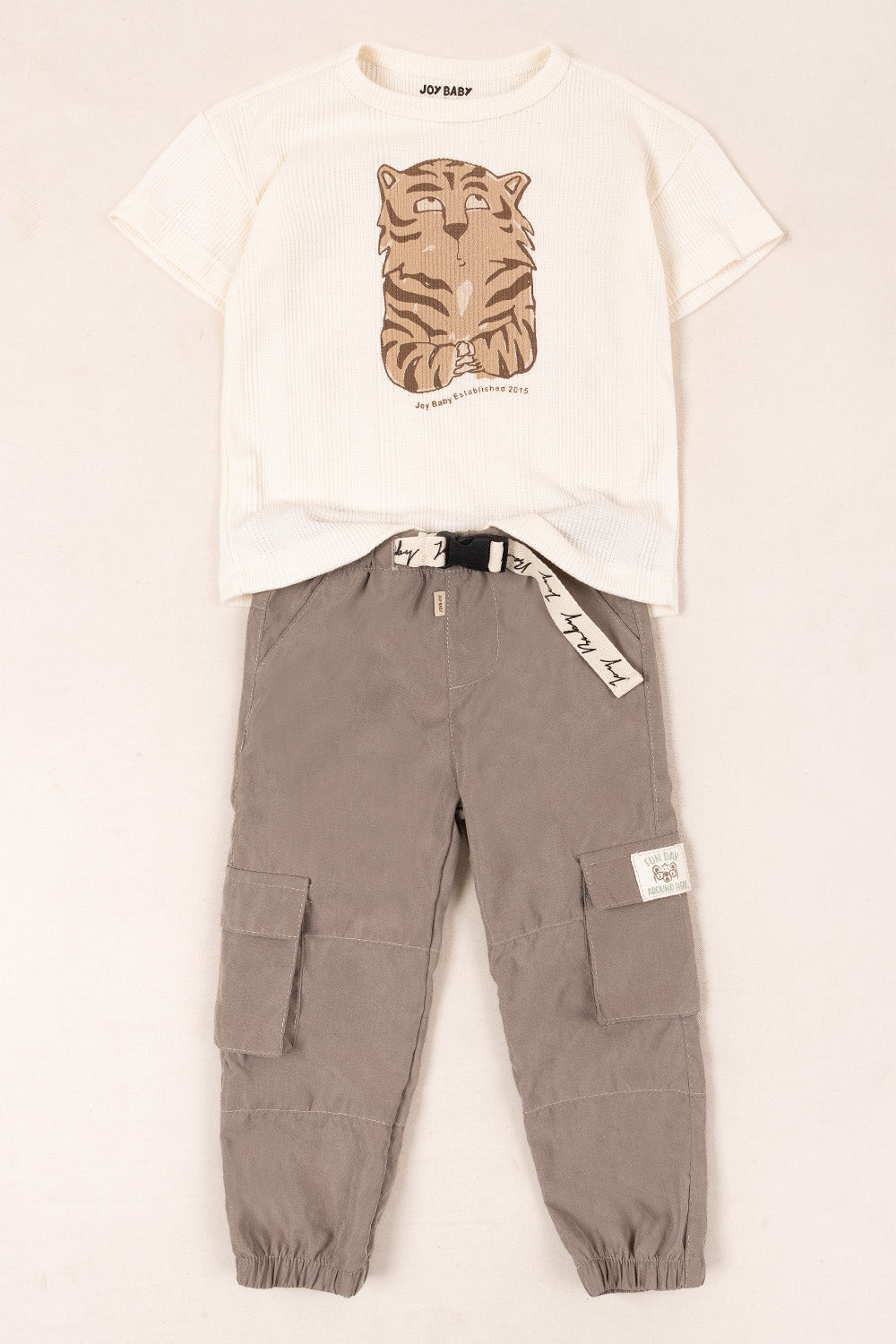 CONJUNTO 2 PRENDAS NIÑO WILD BLANCO