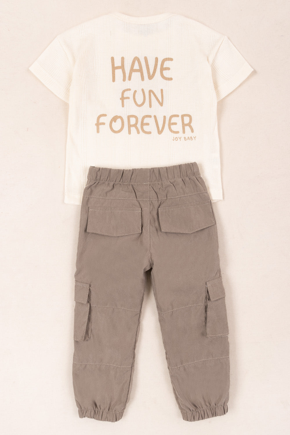 CONJUNTO 2 PRENDAS NIÑO WILD BLANCO
