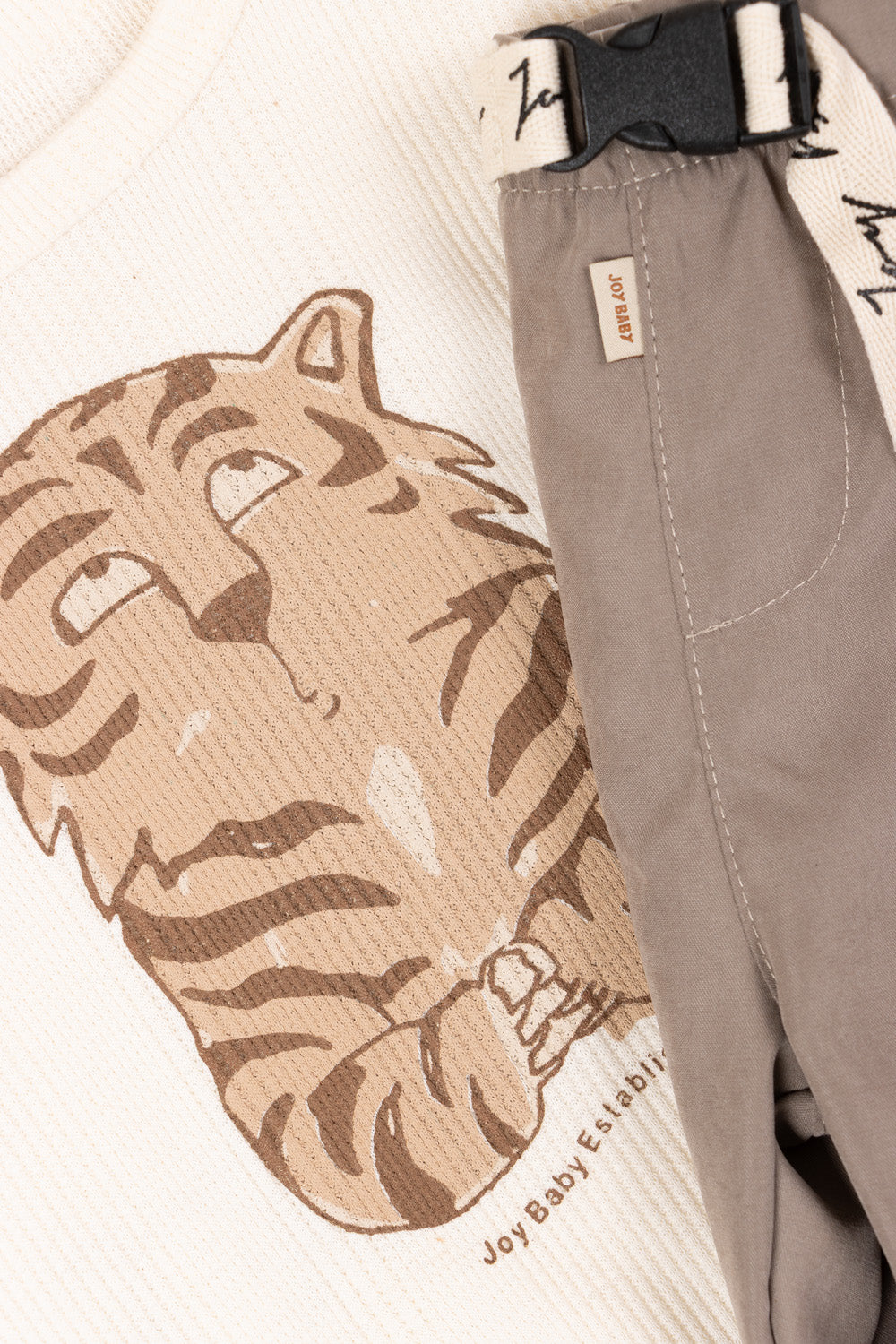 CONJUNTO 2 PRENDAS NIÑO WILD BLANCO