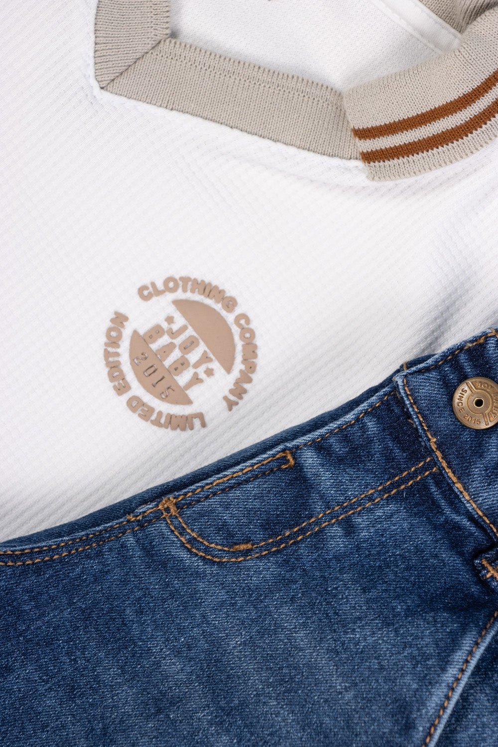 CONJUNTO 2 PRENDAS NIÑO COMPANY BLANCO