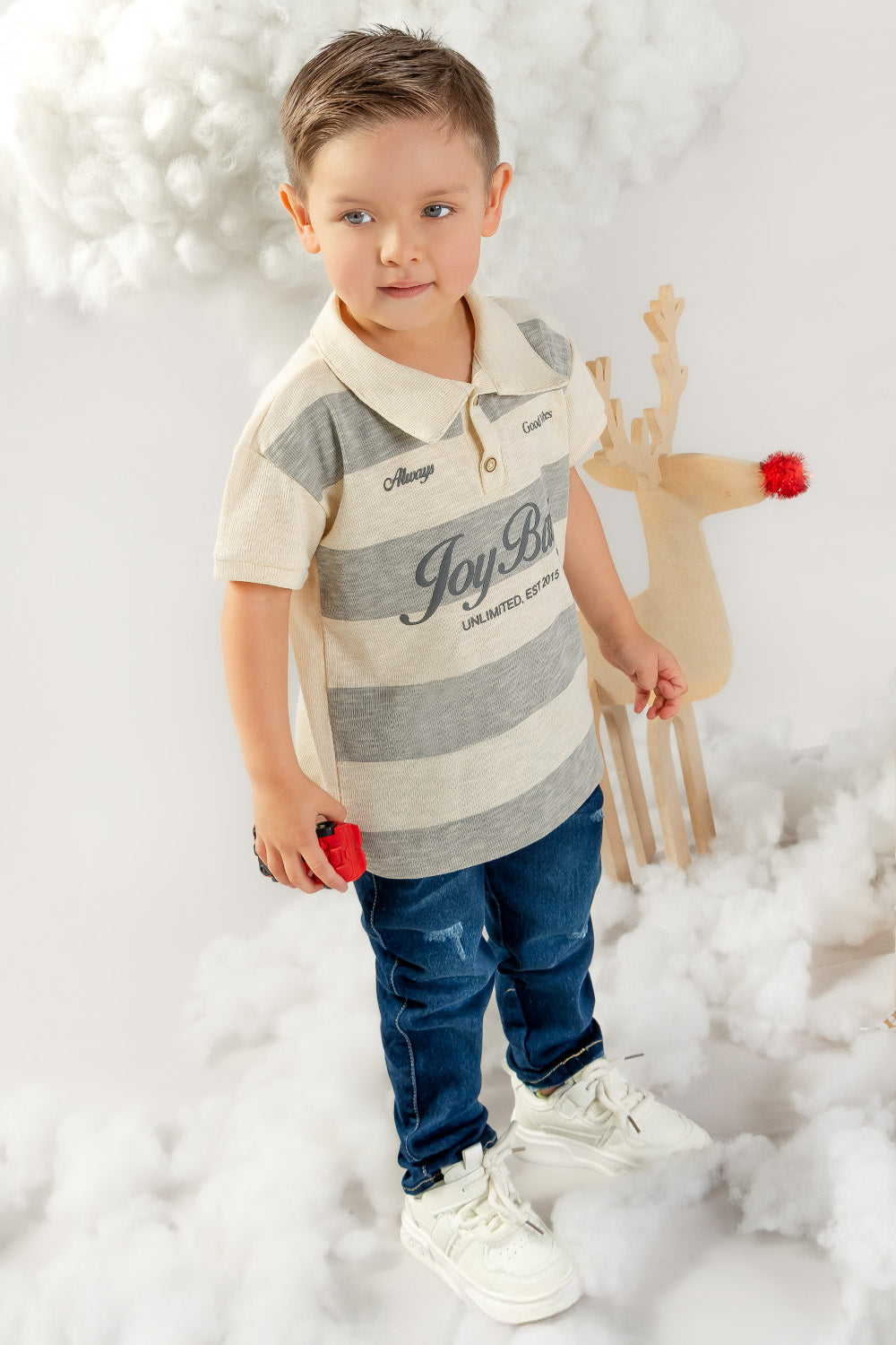 CONJUNTO 2 PRENDAS NIÑO UNLIMITED BEIGE