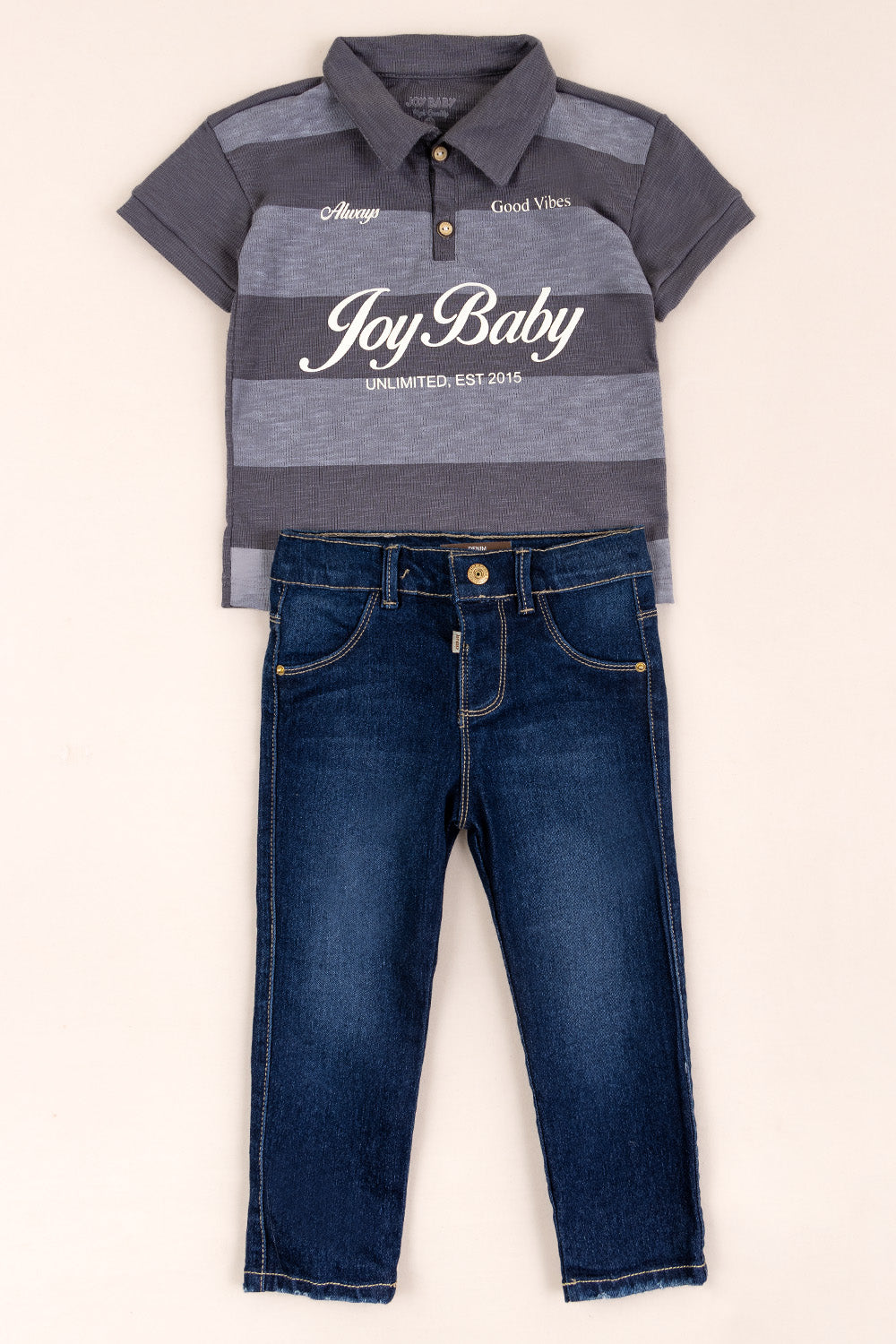 CONJUNTO 2 PRENDAS NIÑO UNLIMITED GRIS