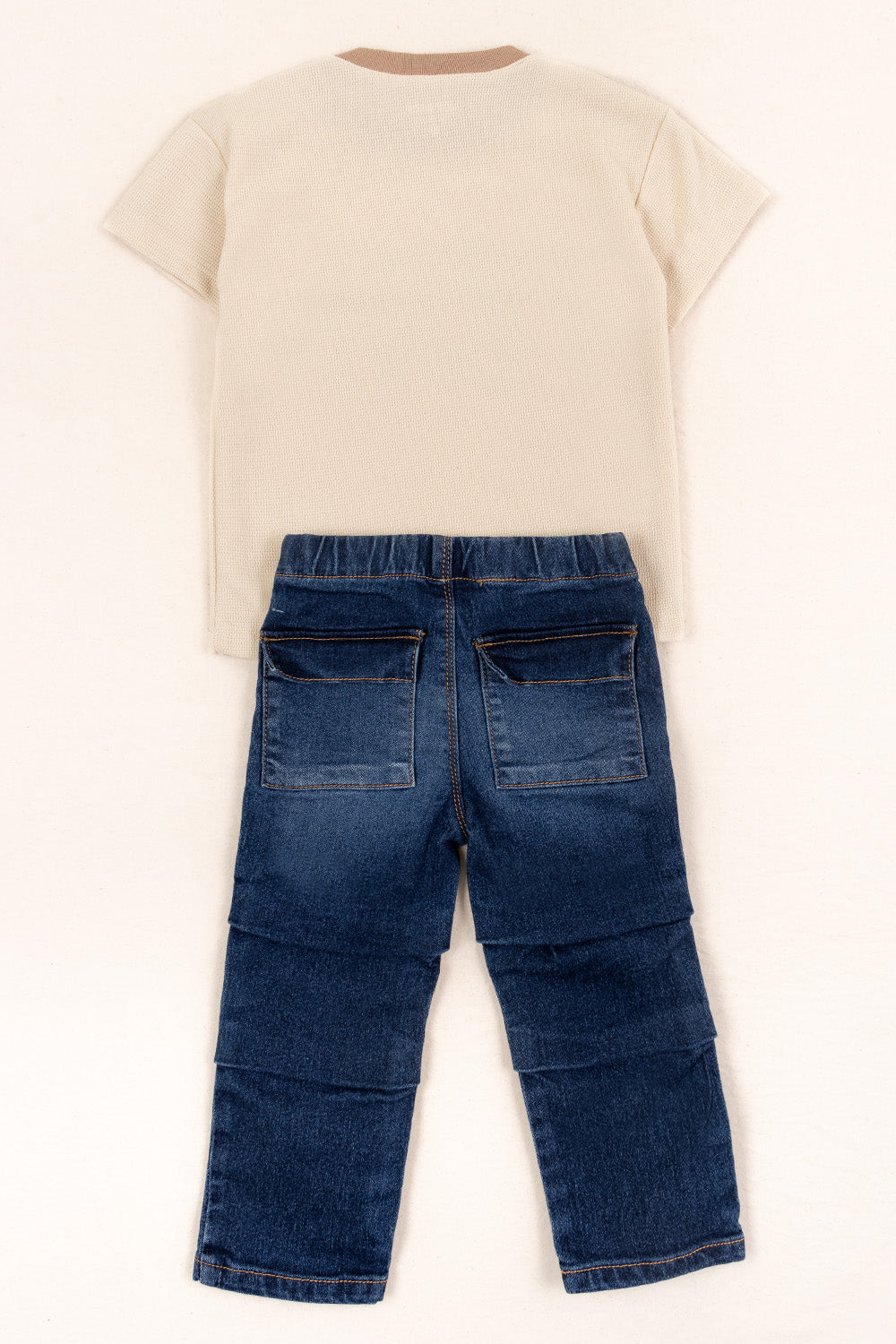 CONJUNTO 2 PRENDAS NIÑO SUMMER DAYS BEIGE