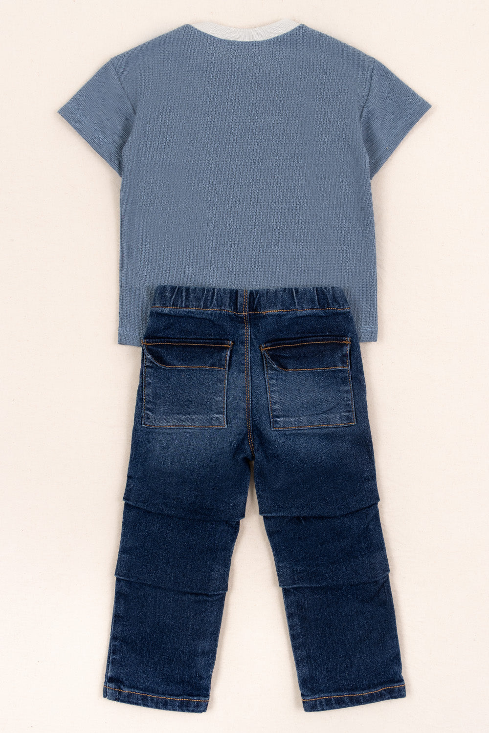 CONJUNTO 2 PRENDAS NIÑO SUMMER DAYS AZUL