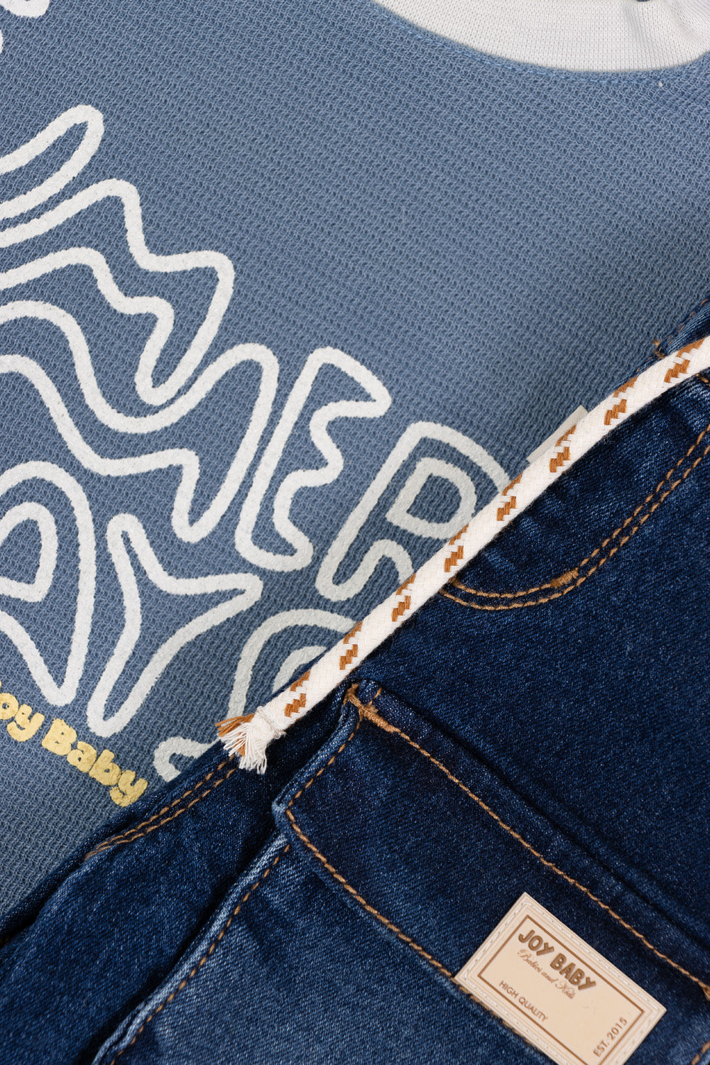 CONJUNTO 2 PRENDAS NIÑO SUMMER DAYS AZUL