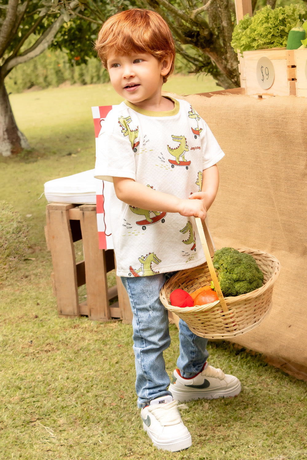 CONJUNTO 2 PRENDAS NIÑO SKATE BLANCO
