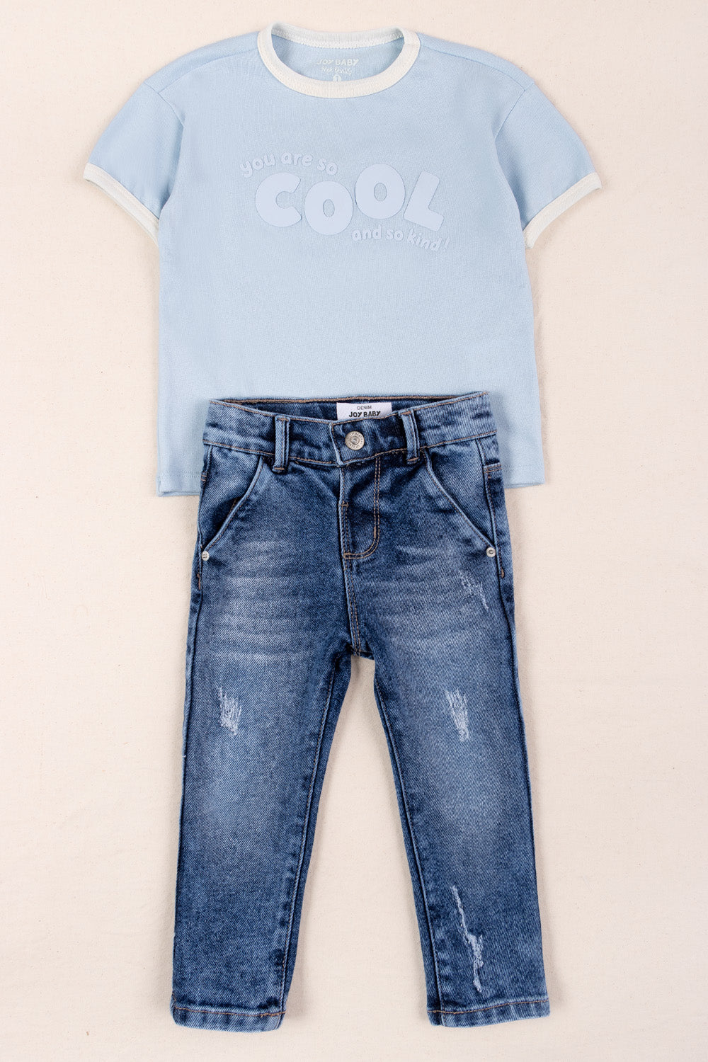 CONJUNTO 2 PRENDAS NIÑO COOL AZUL CLARO