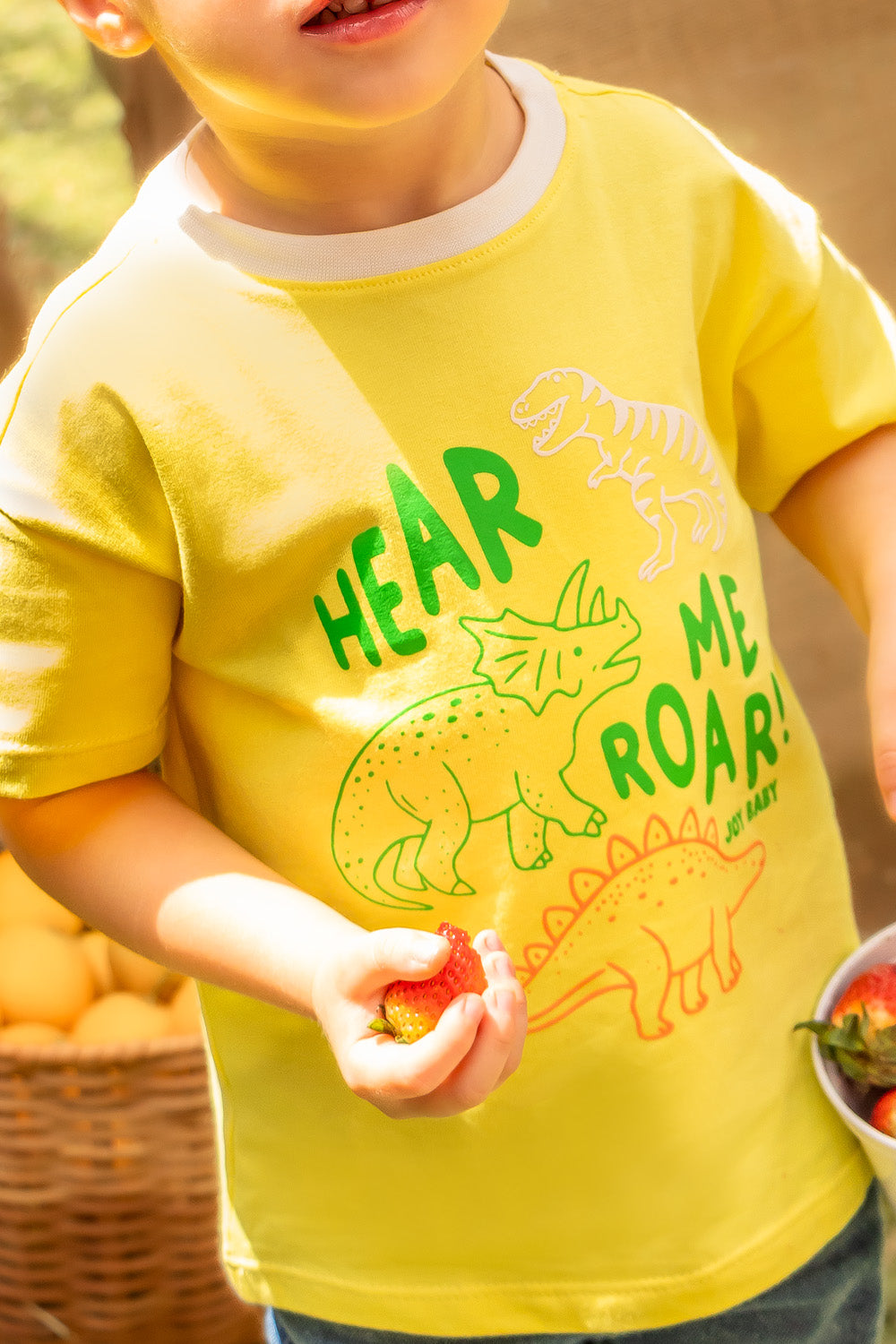 CONJUNTO 2 PRENDAS NIÑO ROAR AMARILLO