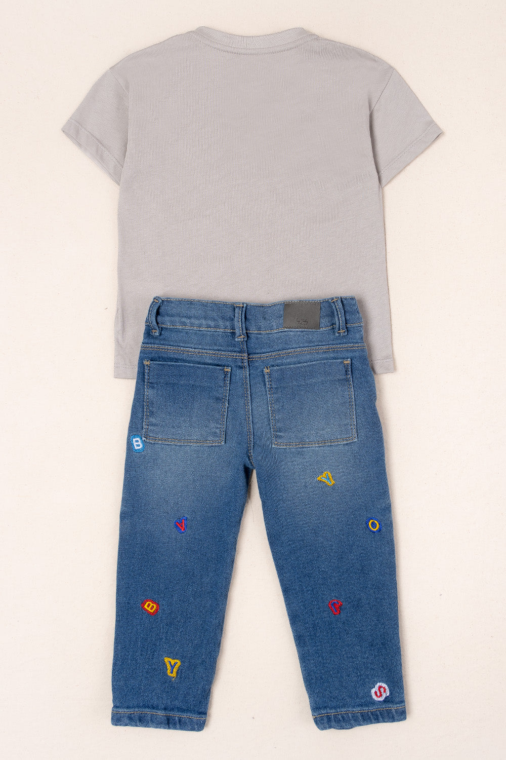 CONJUNTO 2 PRENDAS NIÑO LOWER LAKE GRIS