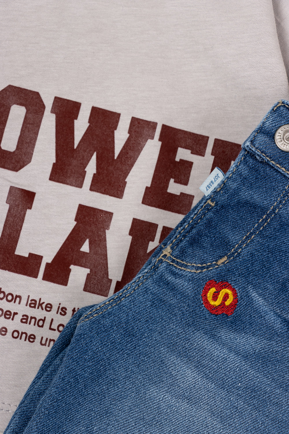 CONJUNTO 2 PRENDAS NIÑO LOWER LAKE GRIS