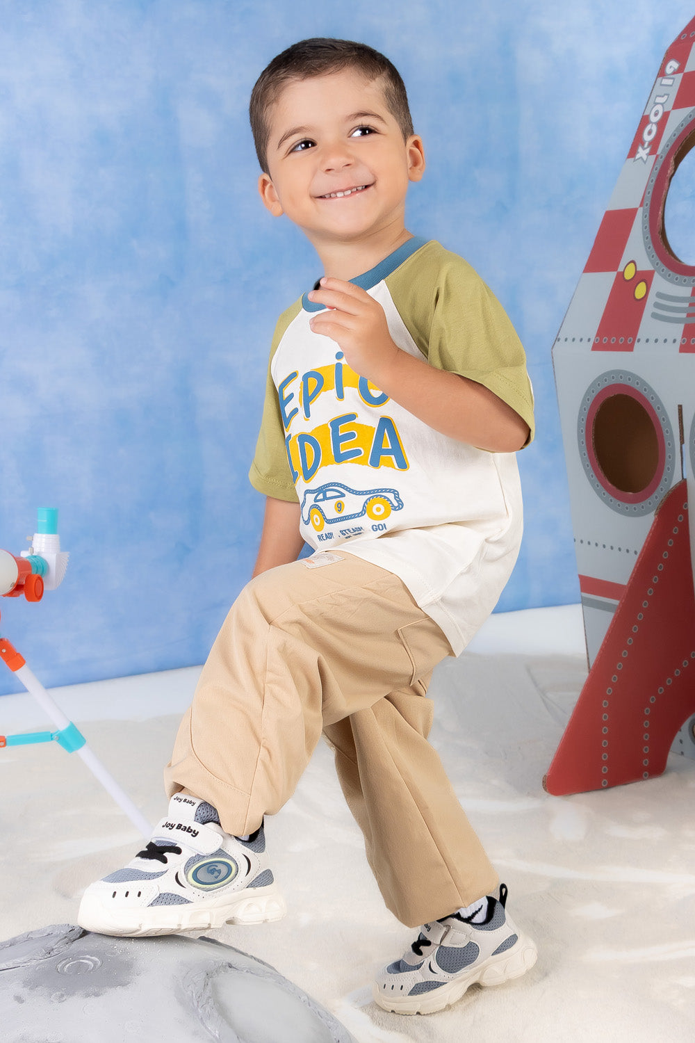 CONJUNTO 2 PRENDAS NIÑO EPIC CAFÉ