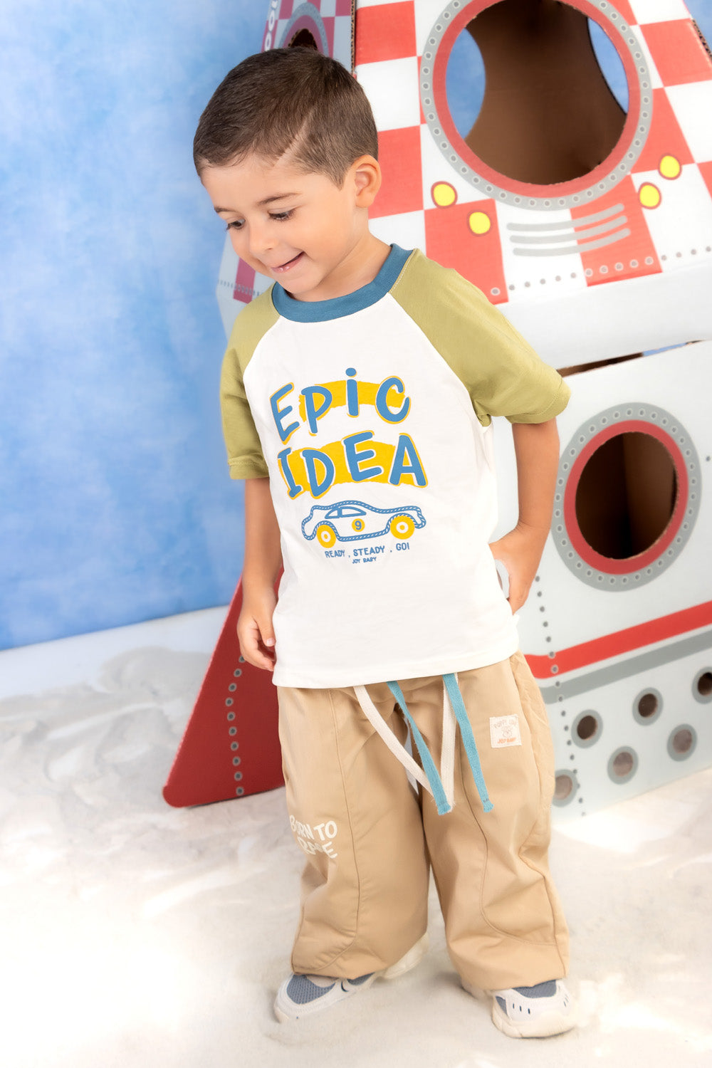 CONJUNTO 2 PRENDAS NIÑO EPIC CAFÉ