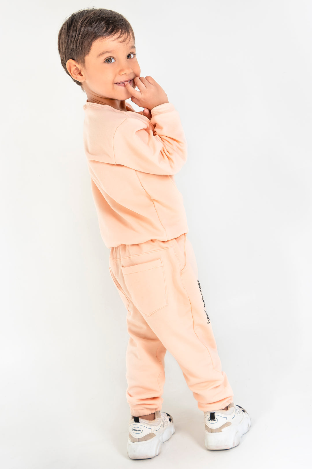 DEPORTIVO 2 PRENDAS NIÑO MANDARINA