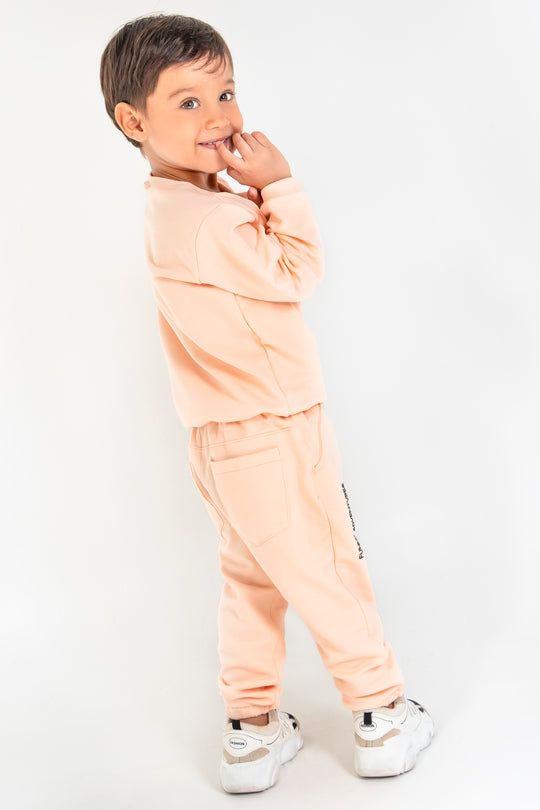 DEPORTIVO 2 PRENDAS NIÑO MANDARINA